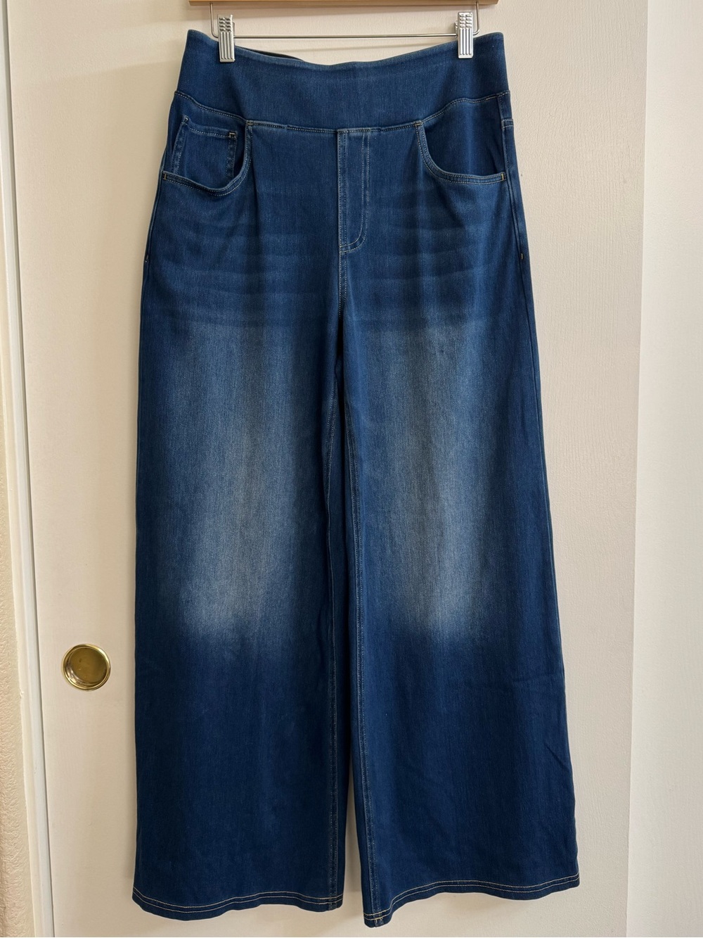HALARA Wide Leg Women's Jeans - Dark Blue